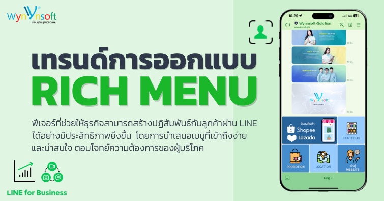 เทรนด์การออกแบบ RICH MENU 